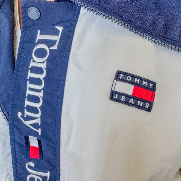 2022 Tommy Hilfiger Oversized Color Block Trench Style Jacket-Men's Size Large - Picture 12 of 13